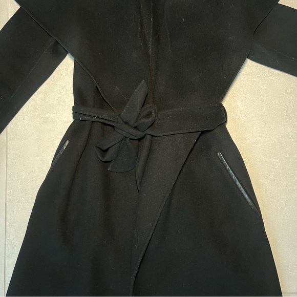 MACKAGE WOOL TRENCH JACKET WITH TIE - Picture 5 of 12